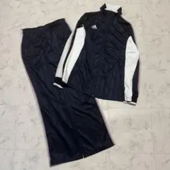 大きいサイズ2XL✨アディダス セットアップ ジャージ フルジップ ライン ロゴ