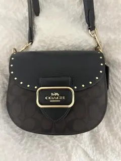 ✨極美品✨コーチ ショルダーバッグ シグネチャー ハーフムーン C1430