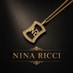 美品 Nina Ricci ネックレス NRロゴ シルバーカラー - メルカリ