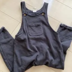 h&m チャコールグレー オーバーオール サイズ92