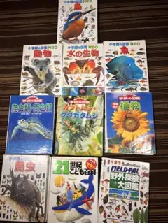 小学館の図鑑NEO 5冊➕2冊➕学研の図鑑 3冊