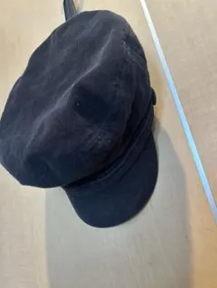 黒 コーデュロイ キャスケット