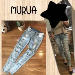MURUA☆ダメージデニムパンツ