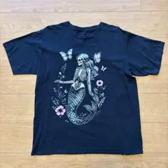 骸骨 スカル ネオンカラー 奇抜 ビッグシルエット Tシャツ スケーター 