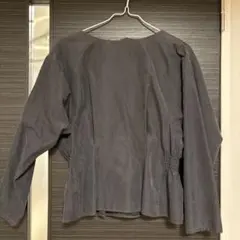 NATURAL BEAUTY BASIC グレー 長袖シャツ S