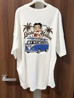 【新品】Local Motion × Betty 刺繍 コラボTシャツ　ベティのサムネイル