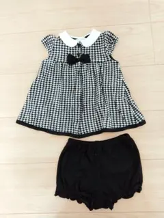 BeBe ベビー用　ワンピース　ショートパンツセット