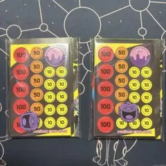 メガゲンガーexコイン、紙ダメカン、紙プレイマット　2セット②