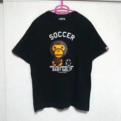 A BATHING APE BABY MILO SOCCER　日本製　綿100%のサムネイル