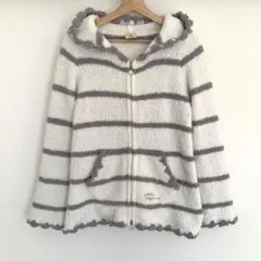 ジェラピケ ジェラートピケ フード付きルームウェア パジャマ