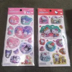 正規品　匿名発送　わたあめカプセルシール　ポップデコパーティー　キティ　マイメロ