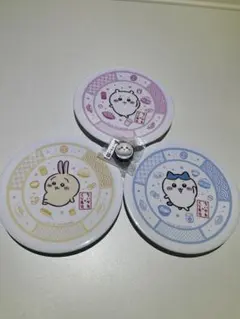 ちいかわ くら寿司 コラボ 皿 3枚セット＋フィギュア付き