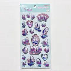 ディズニー ポップデコパーティー ラメきらクリスタルシール ヤングオイスター