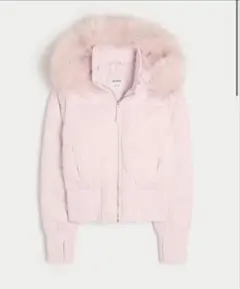 最終値下げ　Hollister パファー　ジャケット ピンク　ホリスター　XL