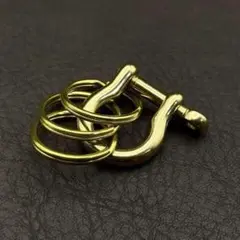 真鍮 キーホルダー キーリング チャーム ヴィンテージ ハンドメイド sh254