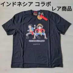 新品 ワンピース インドネシア Tシャツ ブラック ONE PIECE レア商品