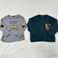 子供服 男の子トレーナー　110cm 2枚セット
