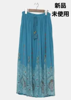 ①新品 チャイハネ Amina アミナ ジュピラロングスカート フレア マキシのサムネイル