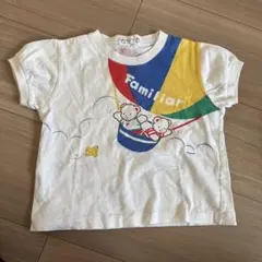 100 ファミリア　Tシャツ　半袖　夏服　子供服　保育園着