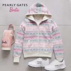 J918@ PEARLY GATES Barbie ジップアップパーカー 1