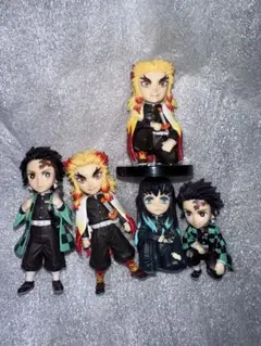 鬼滅の刃 ワーコレ 5点セット 台座無し