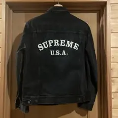 ↓supreme denim trucker jacket 16ss blackのサムネイル