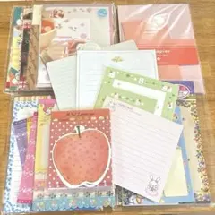 【本日限定価格 底値 平成レトロ まとめ売り】 レターセット 便せん 封筒 ＋α