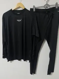 TENTIAL BAKUNE ブラック 長袖上下セットアップ L