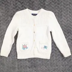 【ポロラルフローレン】お花刺繍カーディガン