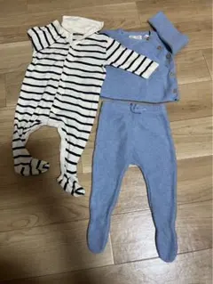 ZARA miniカーディガン&パンツ プチバトーロンパースまとめ売り