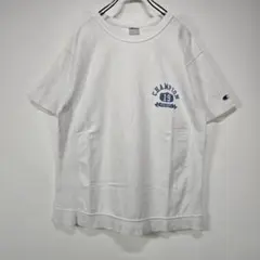 Champion　リバースウィーブ　Tシャツ　M　厚手　ホワイト　リユース　古着