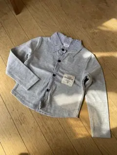 L.O.G.G. グレー カーディガン 90CM