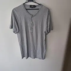 RRL ラルフローレン ヘンリーネック Tシャツ グレー L