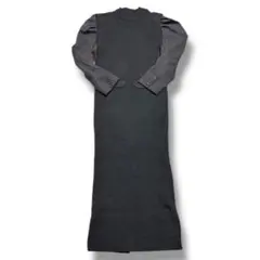 Ameri JACKET LIKE TIGHT KNIT DRESS