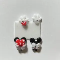ディズニー　ミッキーミニー　ネイルパーツ