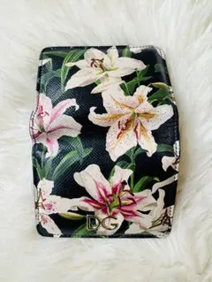 DOLCE&GABBANA 二つ折り財布 リリー柄/ドルガバ【中古】のサムネイル