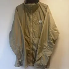 ヘリーハンセン エスペリジャケット ナイロン XL ベージュ 裏地フリース
