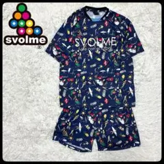 SVOLME スボルメ プラクティスシャツ パンツ セットアップ 総柄 M L