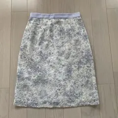 アプワイザーリッシェ　花柄　レース　タイトスカート