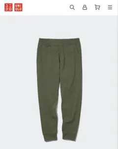 UNIQLO ウルトラストレッチドライEXジョガーパンツ M オリーブ