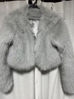 ファーコートショート丈