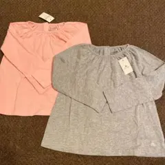 ⭐︎新品⭐︎GAP ロングTシャツ2枚セット　100