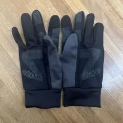 OZERO 手袋 黒/グレー シンプル　メンズ　L