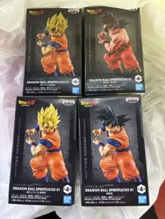ドラゴンボールZ DRAGONBALL SPIRITFLICKS孫悟空4種セット