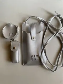 素敵なあの人 付録 GAP ミニポーチ付きスマホショルダーバック