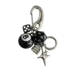 8 Ball Keychain キーホルダー　8ボール　ダイス　ステューシー風