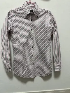 BURBERRY BLACK LABEL ボタンダウン ストライプシャツ ピンク