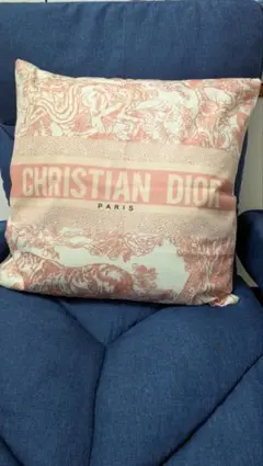 Christian Dior クッションカバー トワルドゥジュイ レッド - メルカリ