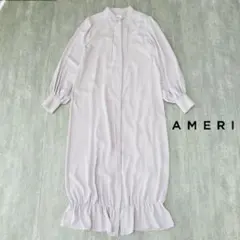 美品✨エブール マキシ丈ワンピース ベルト バルーンスリーブ 近年 