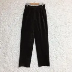 【MUNSINGWEAR】　ベロアパンツ　（９）　ゴルフウェア　ブラウン